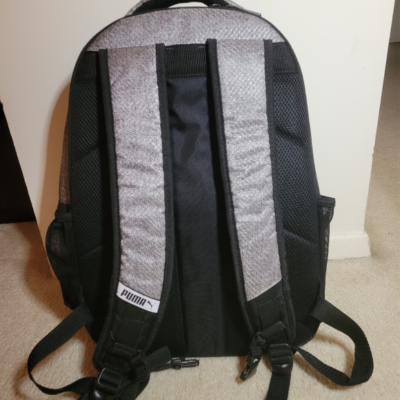 Puma Backpack, Black and Grey - Picture 4 of 4